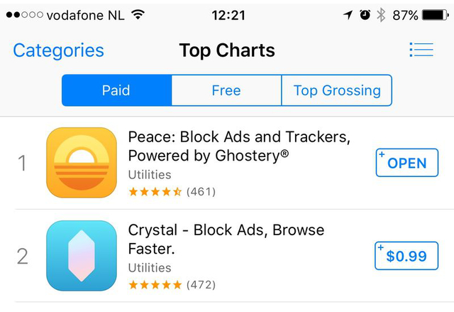 Най-популярното разширение за блокиране на реклами в App Store вече не се продава