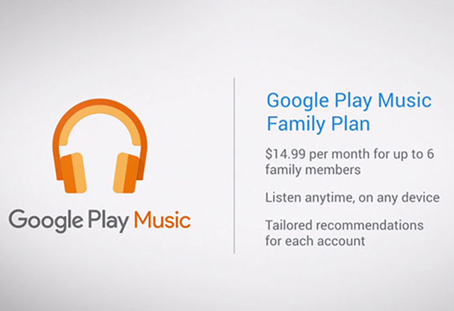 Google Play Music се сдоби със семейни планове с възможност за добавяне на 6 души