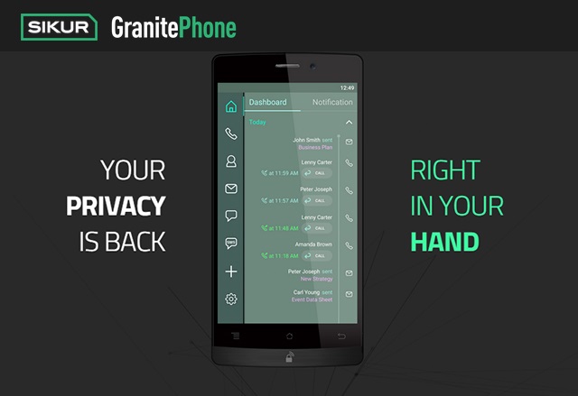 GranitePhone е нов телефон, осигуряващ изцяло криптирана връзка с цена 850 щатски долара