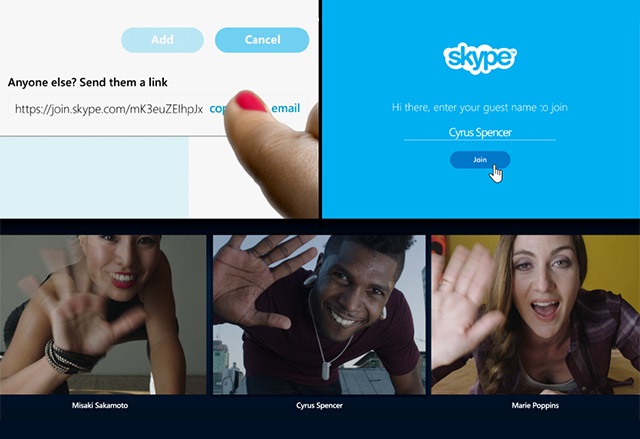 Skype с нова полезна функция - споделени връзки за онлайн разговори