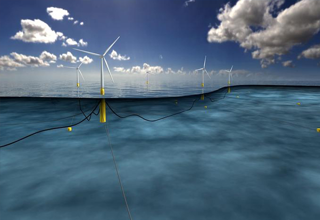 Най-големият плаващ ветрогенераторен парк ще бъде построен в Шотландия