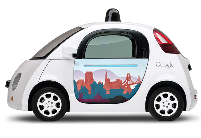 Самоуправляващите се коли на Google бяха изрисувани с произведения на изкуството