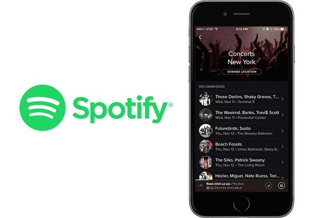 Spotify Concerts е нова функция за препоръки за концерти на базата на предпочитанията ви