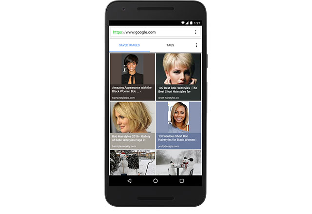 Google представи нова функция за отметки за снимки при търсенето им в мобилен браузър