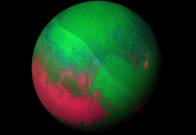 Нови снимки показват Плутон в ярки цветове