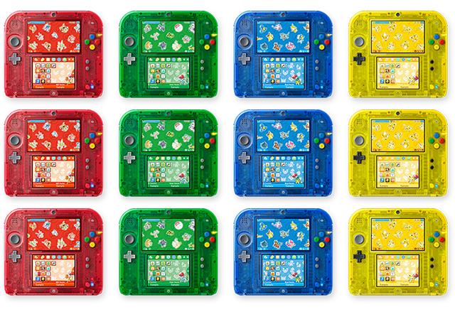 Nintendo пуска конзолата 2DS в Япония в четири Pokémon цвята