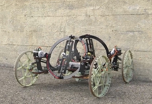 Disney Research създаде робот на четири колела, който може да се катери по стени