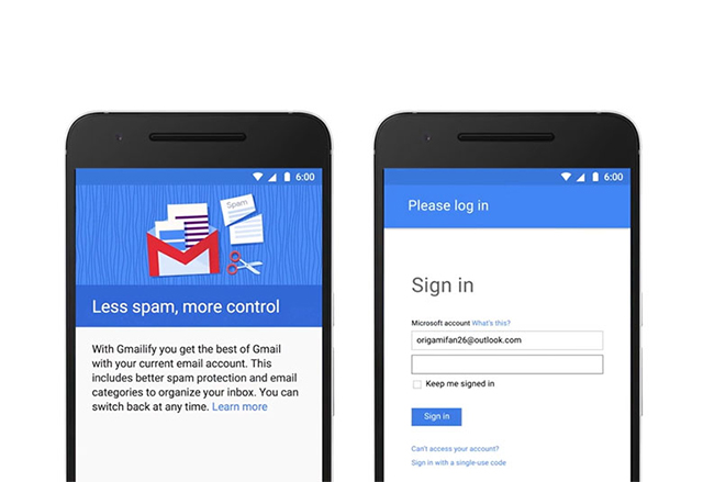 Google представи Gmailify, за да използвате най-добрите функции на Gmail, без да имате Gmail профил