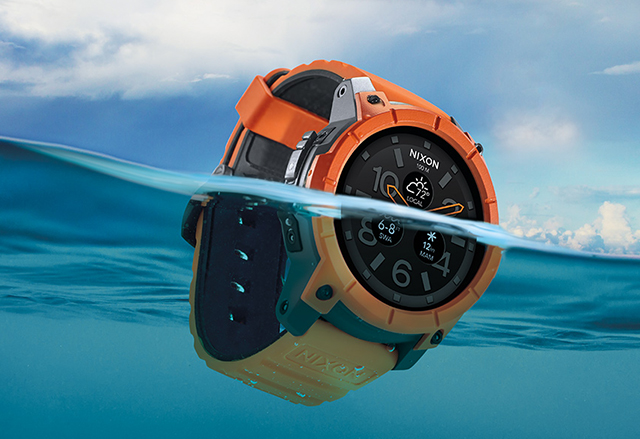 Nixon Mission е нов водоустойчив Android Wear часовник, издържащ до 100 метра под вода