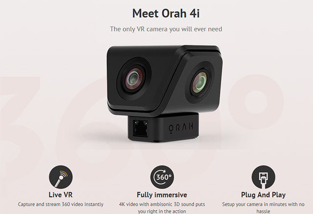 VideoStitch Orah 4i е нова стрийминг камера с 4K резолюция и 3D аудио