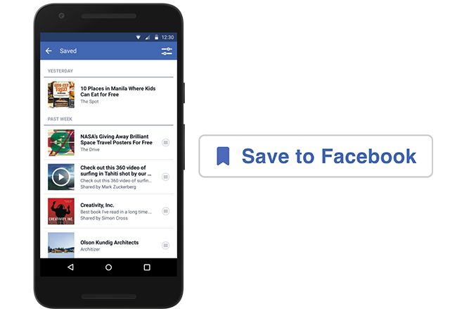 Facebook пусна Save to Facebook бутон, който можете да вградите навсякъде в интернет