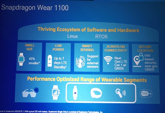 Qualcomm представи Snapdragon Wear 1100 за по-прости носими устройства