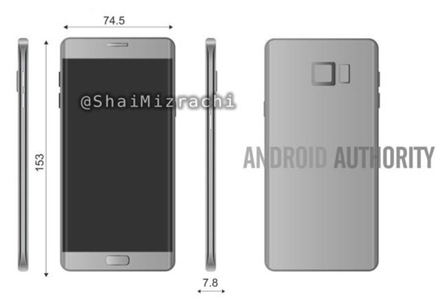 Появи се рендерно изображение на новия Note фаблет на Samsung