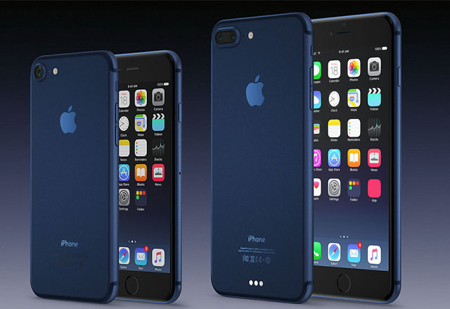 Нови 3D илюстрации показват iPhone 7 и iPhone 7 Pro в луксозен тъмносин цвят