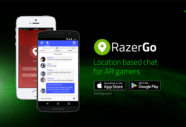 RazerGo е нова чат услуга, вдъхновена от играта Pokémon GO