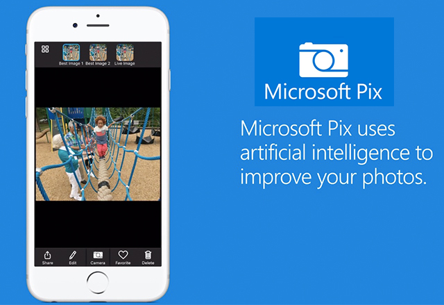 Microsoft Pix е ново камера приложение за iOS, работещо с изкуствен интелект