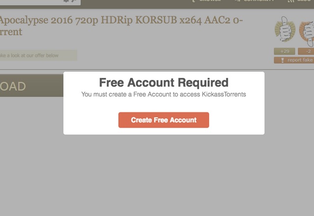 Клонинг на KickassTorrents краде кредитни карти на невнимателни потребители