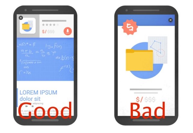Google ще започне да класира по-ниско сайтове с досадни реклами