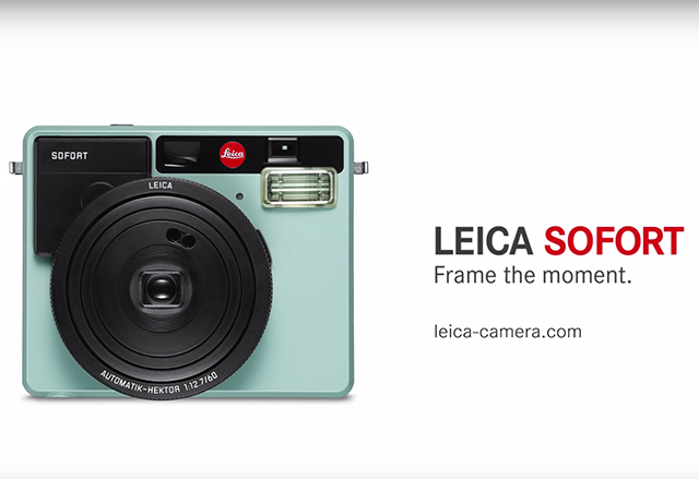 Leica представи луксозна камера за моментални снимки, наречена Sofort