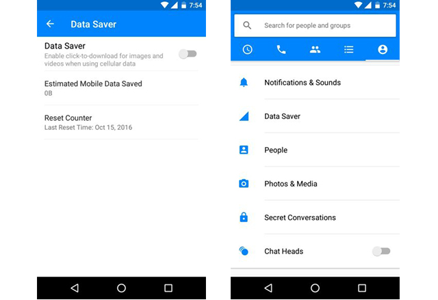 Facebook тества Data Saver режим за Messenger приложението