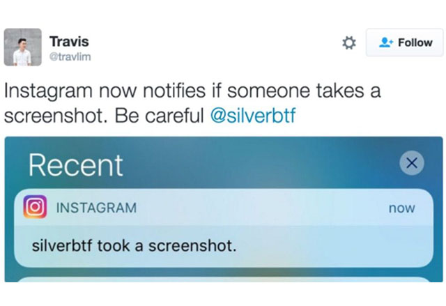 Instagram вече ще показва кой прави екранни снимки при директните съобщения