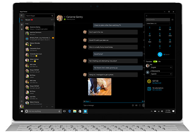 Преводите на реч в реално време в Skype сега работят и когато се обаждате на мобилни номера