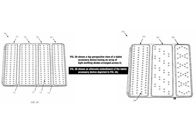 Официални скици от патент на Apple показват нов калъф за iPad с перфорирана предна част
