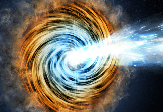 NASA засече най-старото излъчване на гама-лъчи от черни дупки чрез телескопа Fermi