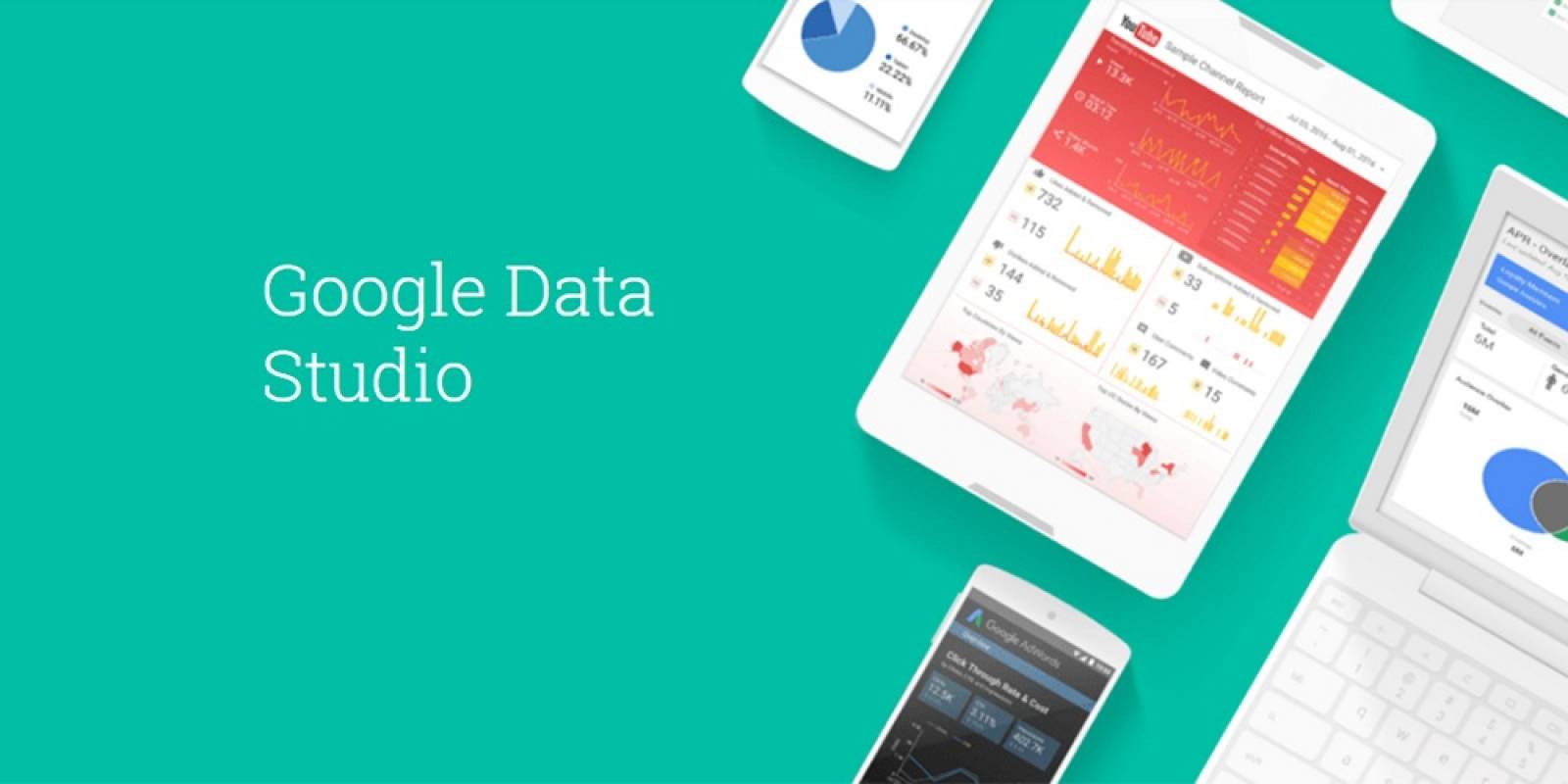 Google Data Studio сега е достъпен в над 180 държави, включително България