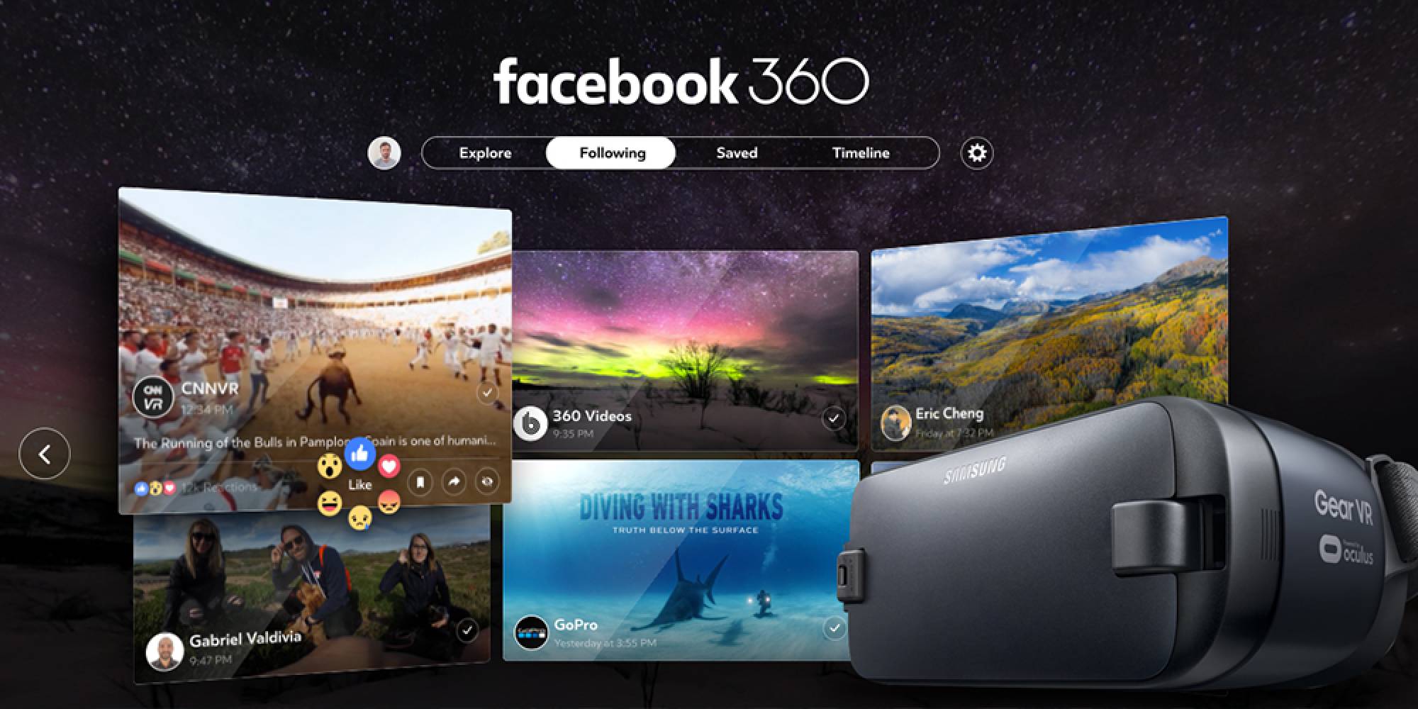 Facebook 360 пренася социалната мрежа във света на виртуалната реалност