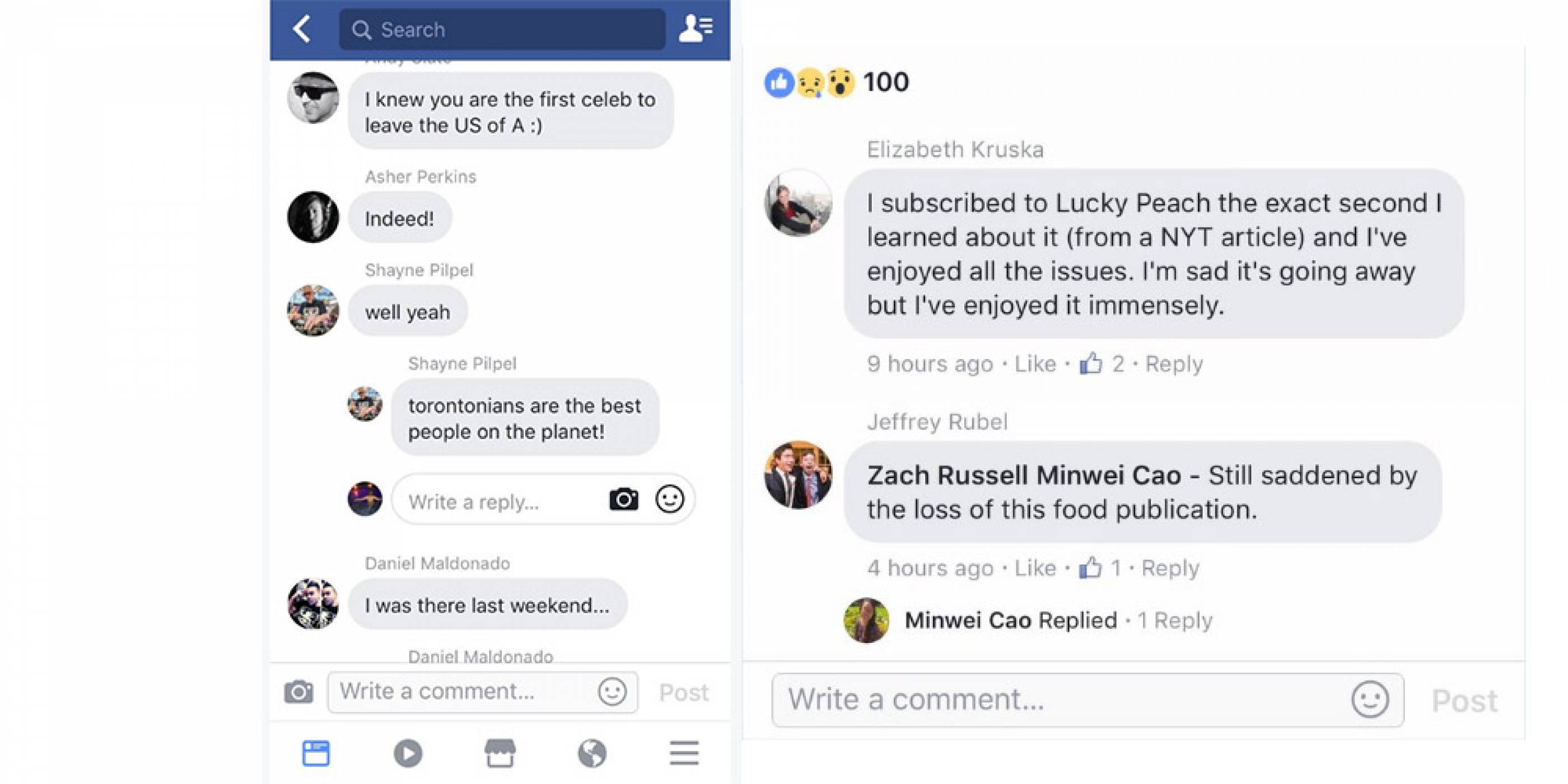 Facebook тества нов дизайн на коментарите под публикации
