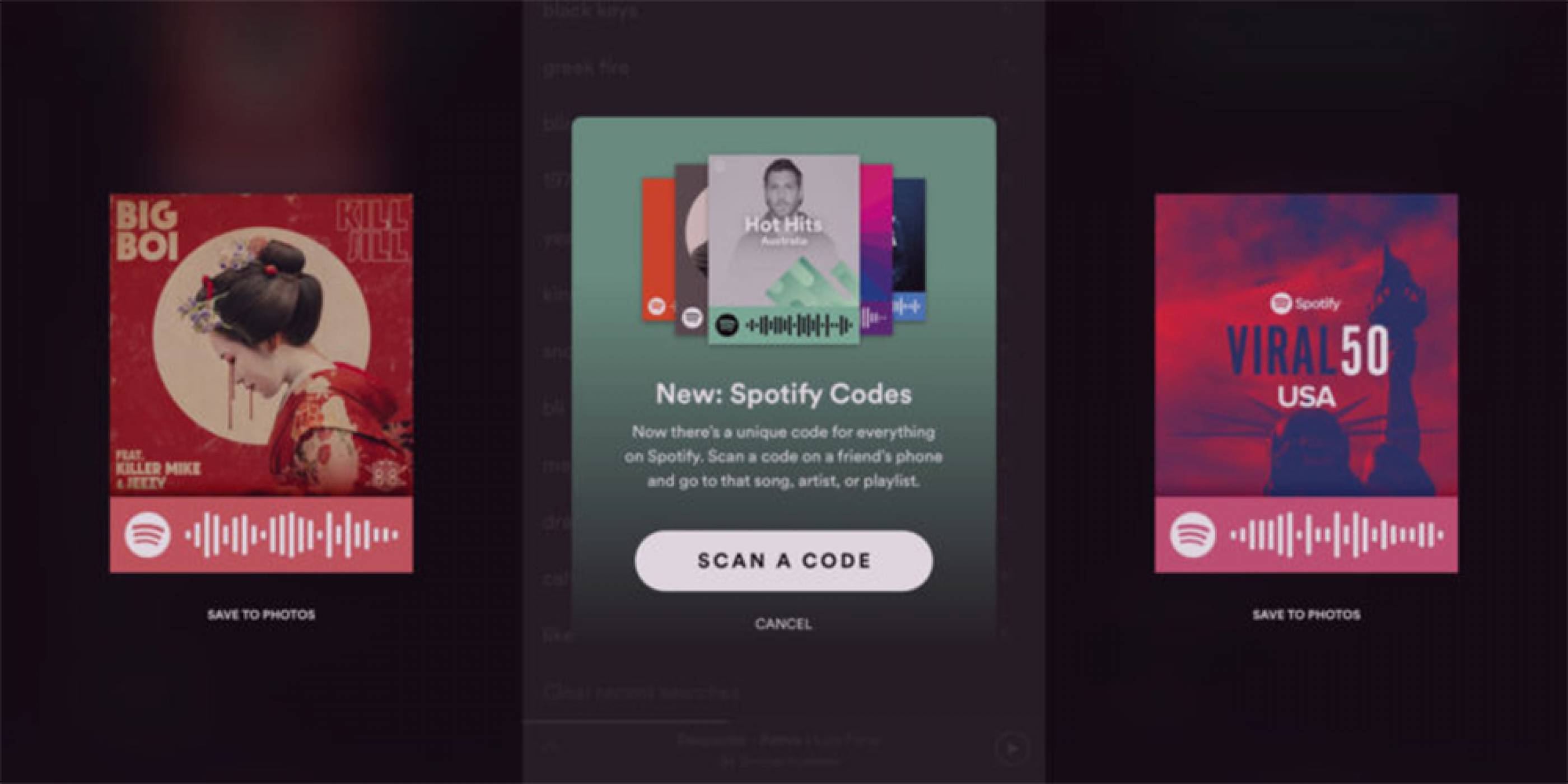 Spotify Codes е нова функция в мобилното приложение, с която пускаме и споделяме песни по-лесно