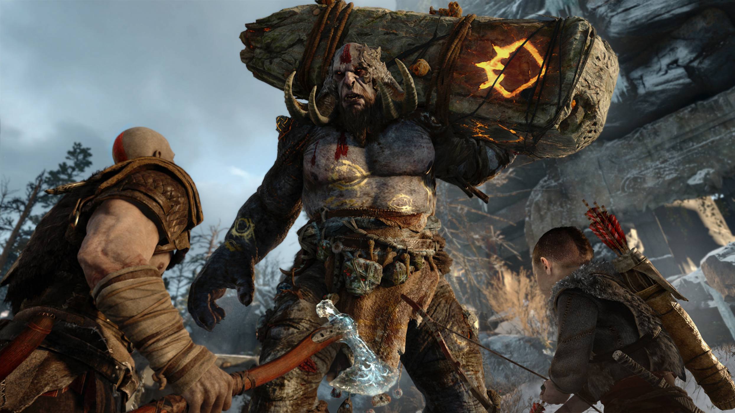 Кървави битки и емоции в новия трейлър на God of War 4 