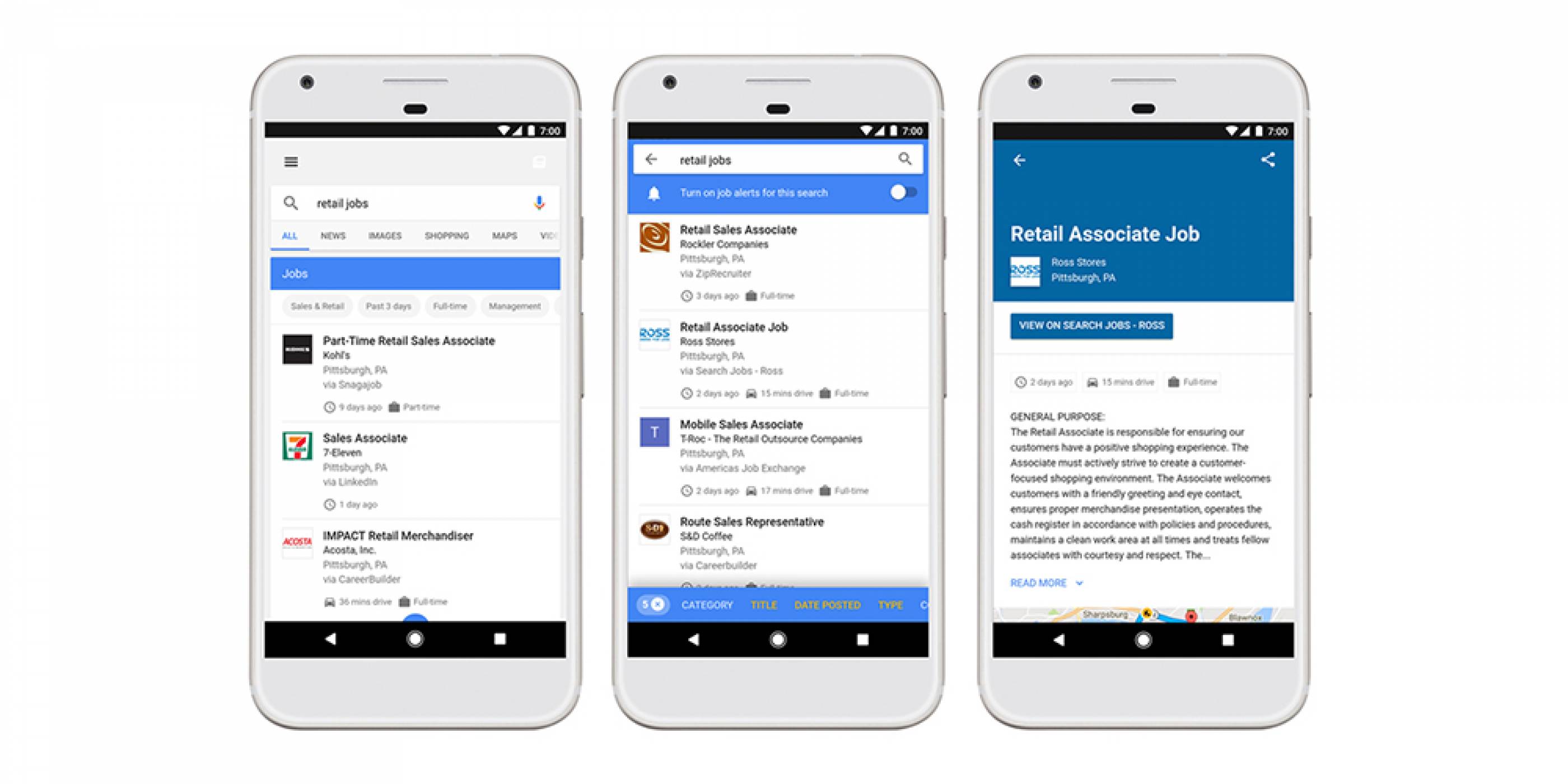 Google Search ще ви помогне да намерите следващата си работа
