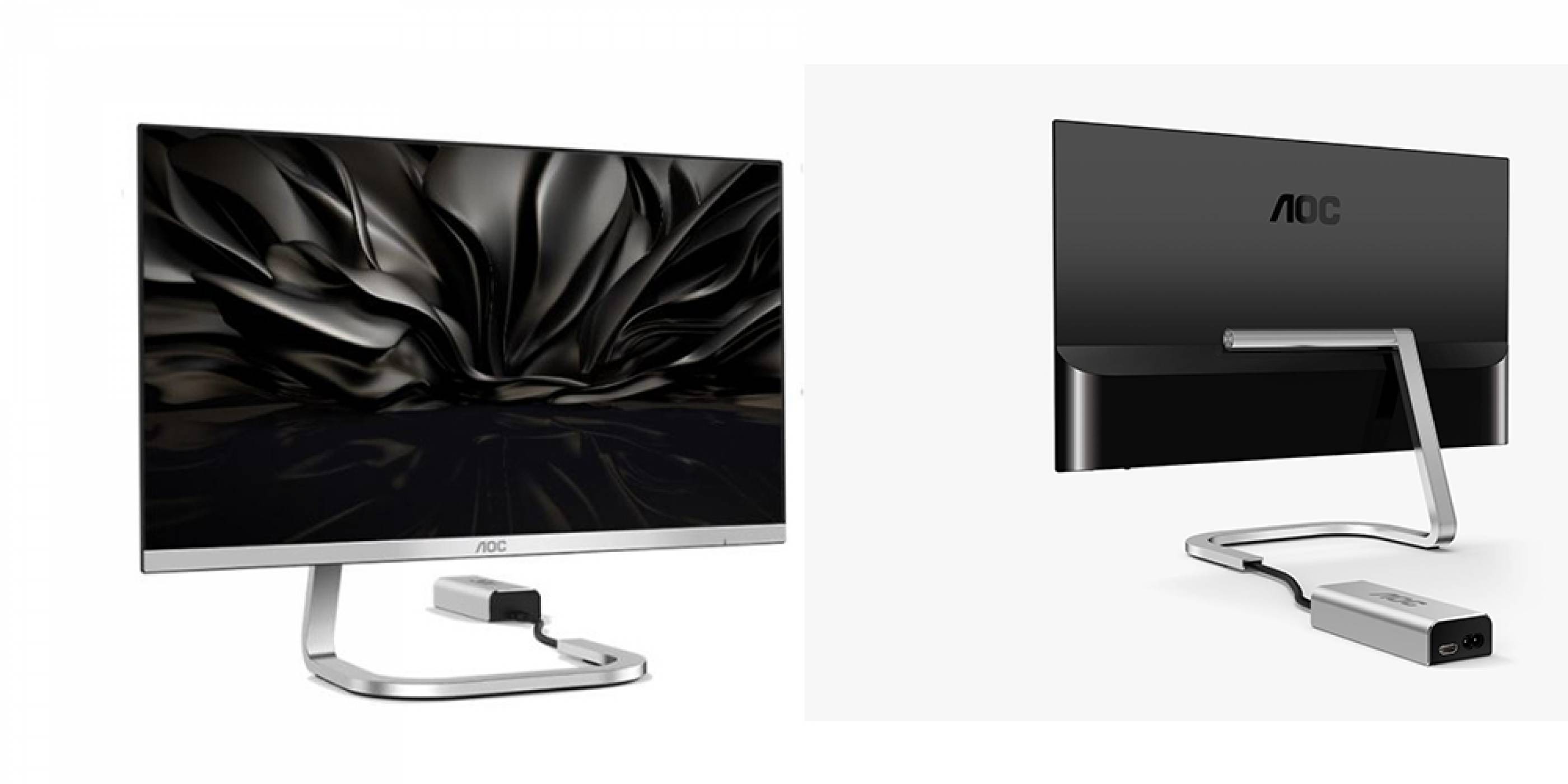 AOC представи два модулни монитора с почти липсваща рамка около екрана