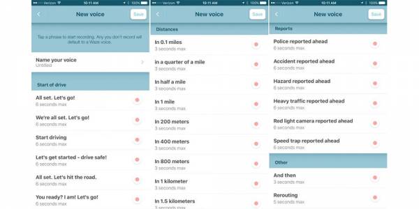 Waze за iOS се сдоби с функция за запис на собствени гласови команди