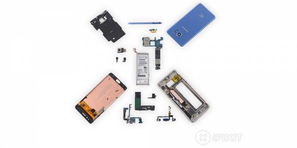 iFixit разкри, че Galaxy Note 7 Fan Edition се различава от оригинала само в батерията
