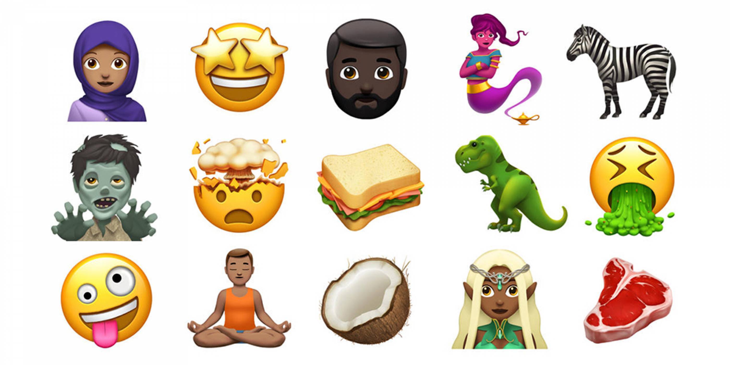 Apple показа част от новия пакет емотикони, които ще пусне за iOS, macOS и watchOS през есента