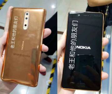 Ето как изглежда златистата Nokia 8