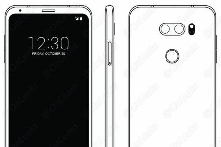 Нова скица на LG V30 потвърждава, че втори дисплей няма да има
