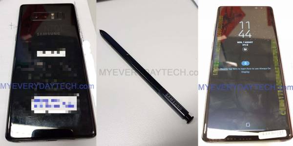 Имаме първи реални снимки на Galaxy Note 8 на Samsung и неговия S Pen