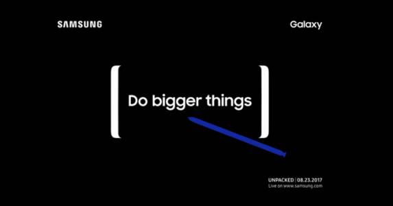 Samsung пусна нов тийзър за Galaxy Note 8