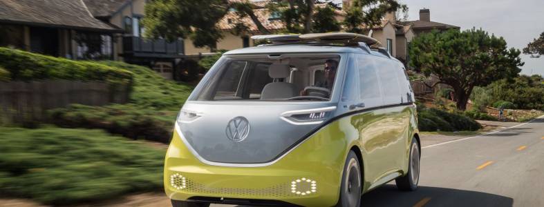 Симпатичният микробус I.D. Buzz на Volkswagen ще се появи през 2022 г.