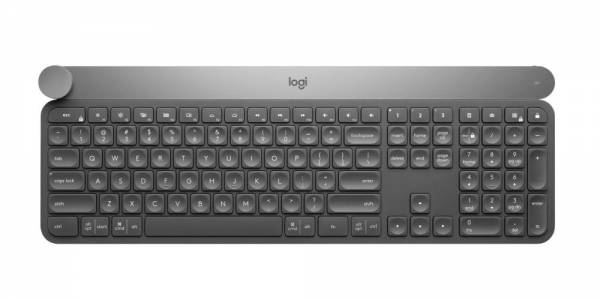 Logitech Craft е нова Bluetooth клавиатура с въртящ се бутон за творчески задачи 