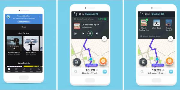 Waze и Spotify получиха двупосочна интеграция при iOS