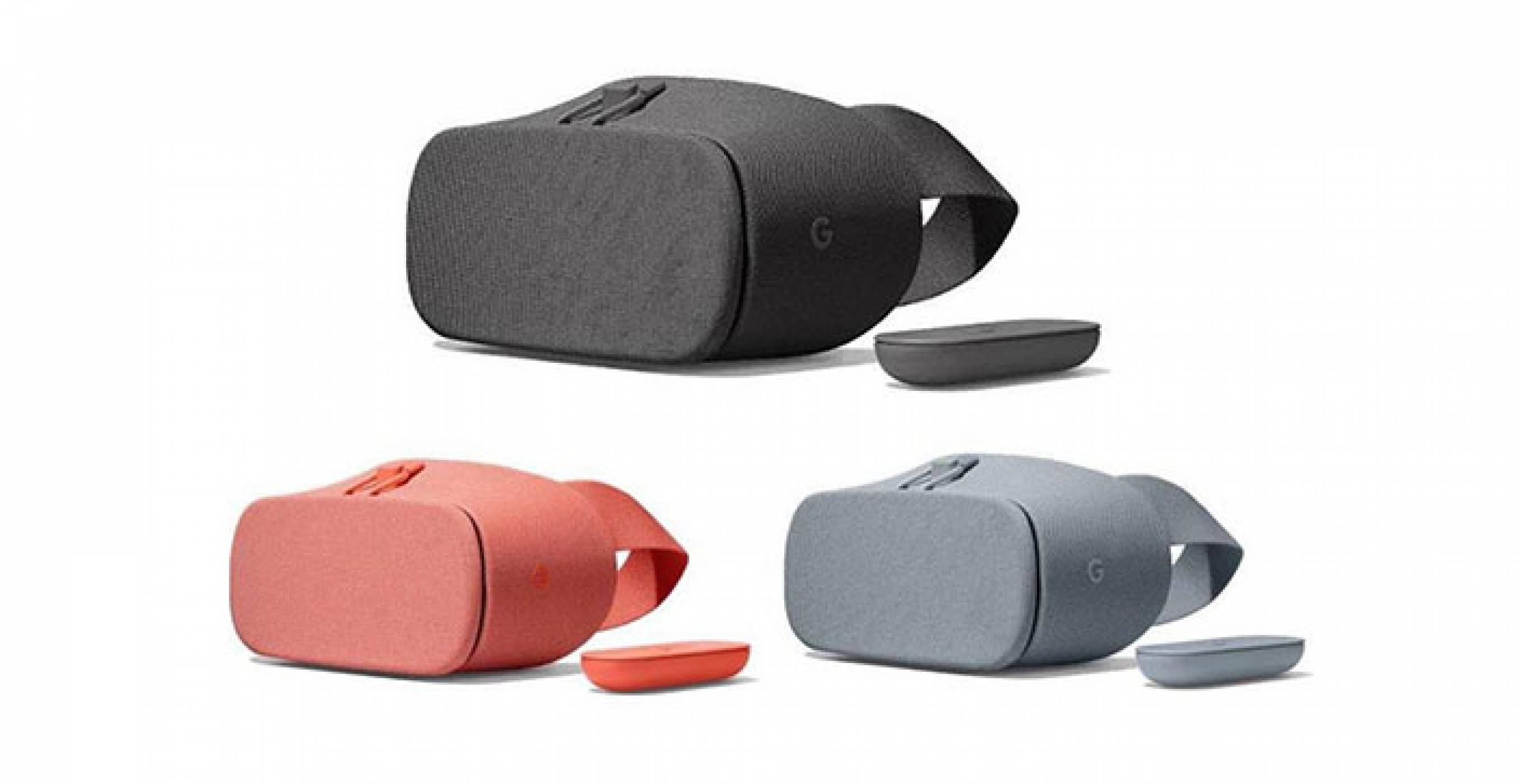 Google подготвя нов, по-скъп модел Daydream VR очила в три различни цвята
