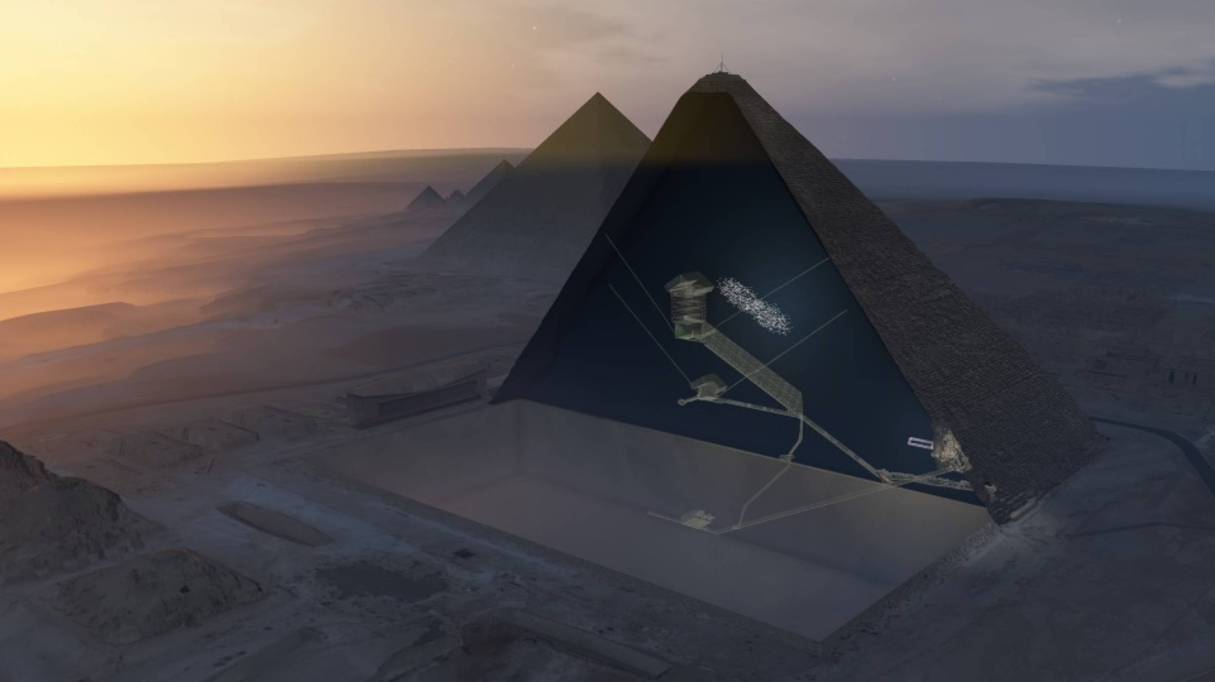 Една загадка на 4500 години: нов тайник в Хеопсовата пирамида 