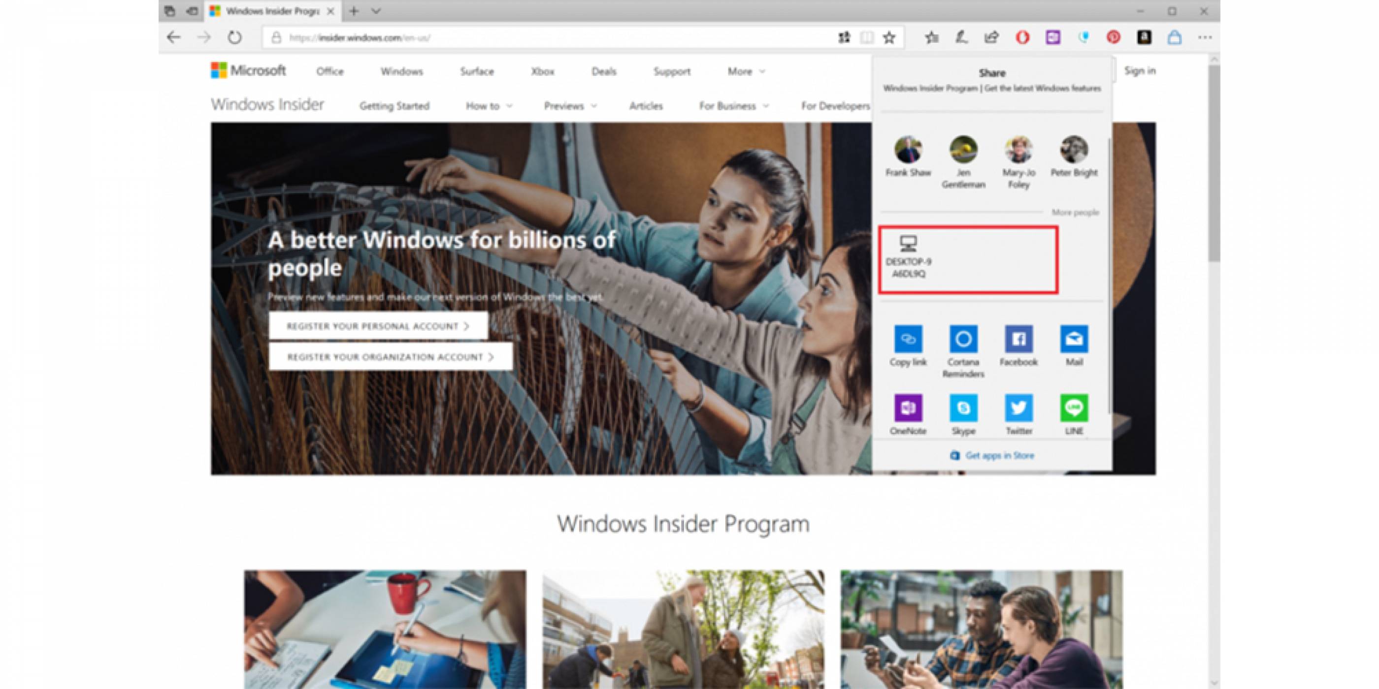 И Microsoft копира AirDrop функцията на Apple, представяйки Near Share