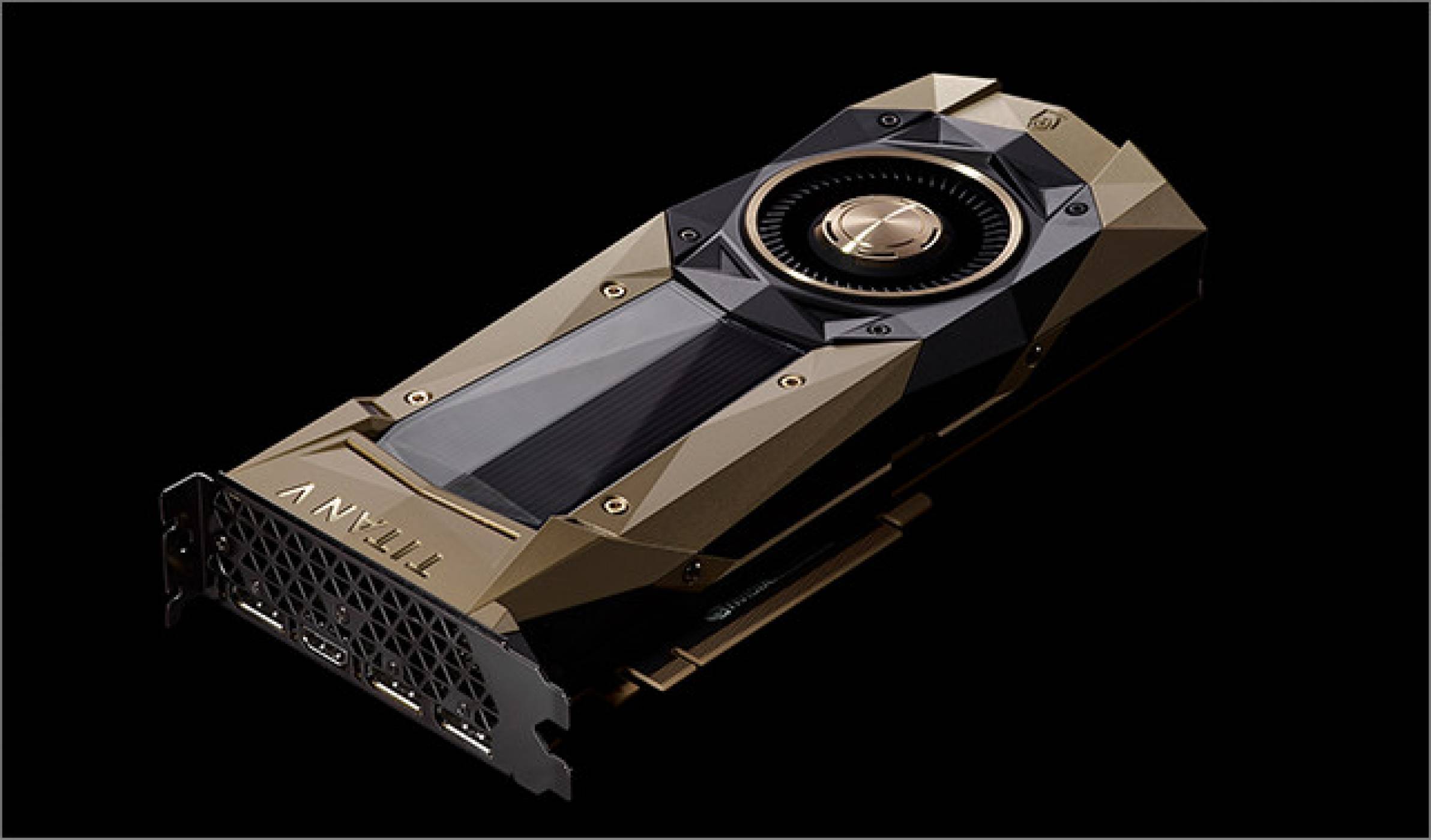 Nvidia представи чудовищната видеокарта Titan V за 2999 долара