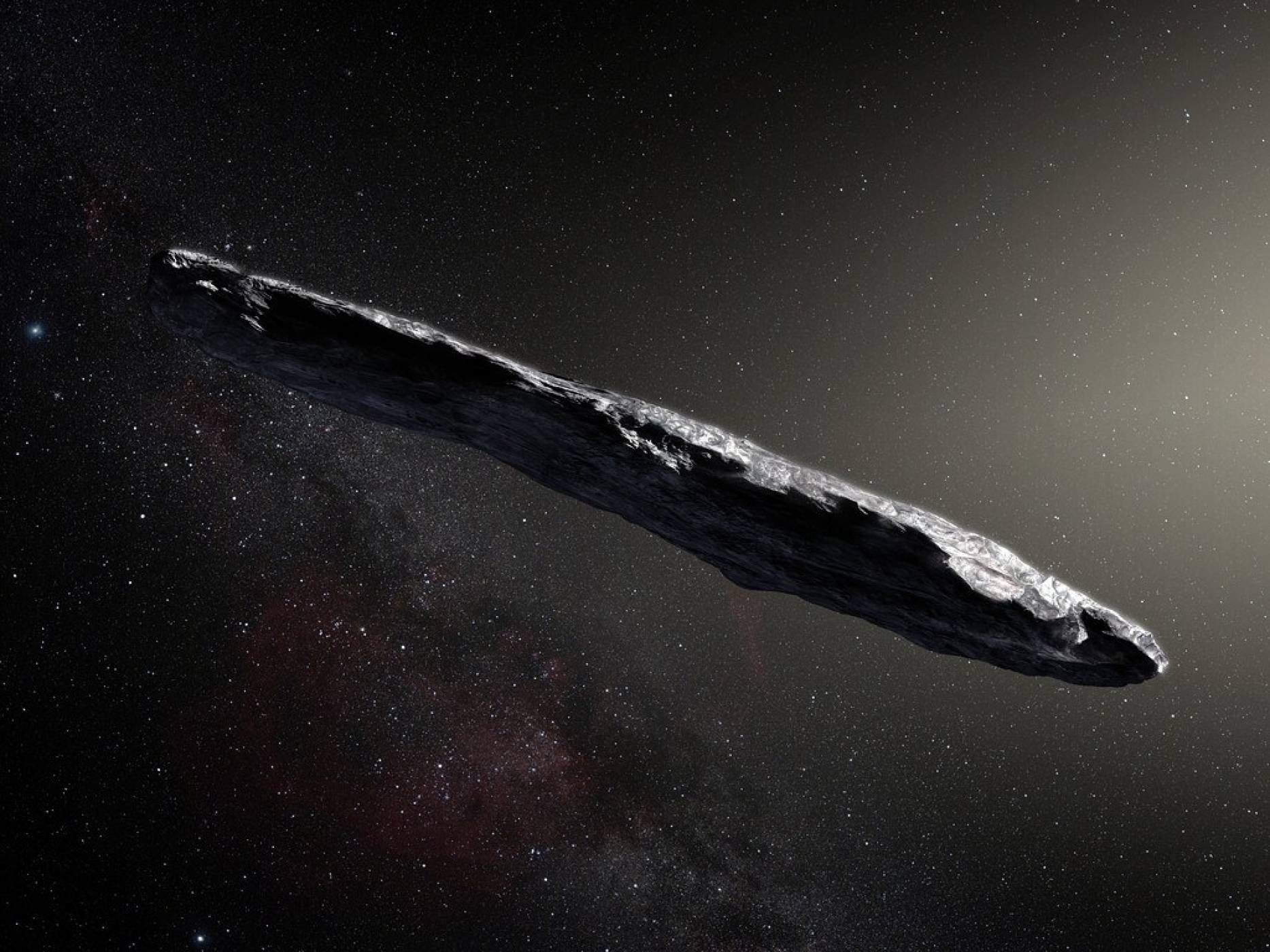 Астероидът Oumuamua не е космически кораб, но е с интересна обвивка